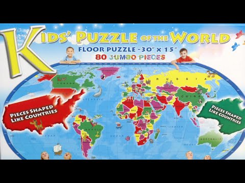 All about world map puzzle game(dropshipping available)