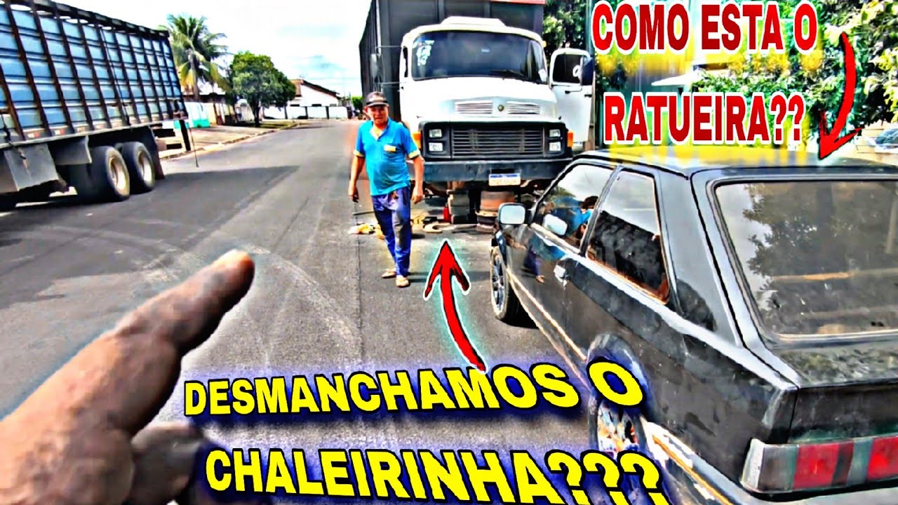 TROCANDO O EiXO DiANTEiRO DO CHALEIRINHA...152/24