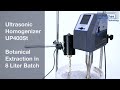 Ultrasonic Extraction of Botanicals - 8 Liter Batch - 400 Watts #sonicator