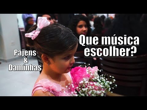 Entrada dos pajens e daminhas #DicasPH