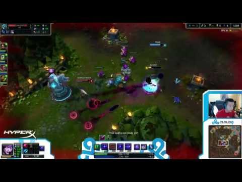 C9 Hai Morgana vs Soraka [Challenger Ranked Solo Queue Mid]