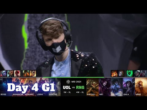 UOL vs RNG - Day 4 LoL MSI 2021 Group Stage | Unicorns of Love vs Royal Never Give Up full game