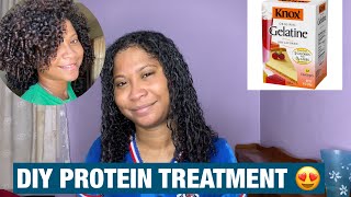 DIY Protein Treatment With Gelatin!