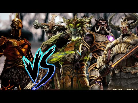 Hyperion Vs Everdure, Grothurn, Lycaon, Kronos / Dawn Of Titans