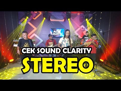 cek sound dangdut clarity stereo