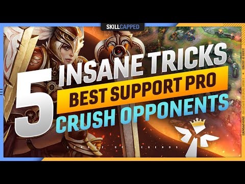 5 INSANE TRICKS the BEST SUPPORT PLAYER uses to CRUSH OPPONENTS - League of Legends