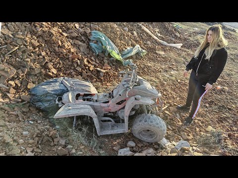 Full Restoration Abandoned ATV Yamaha