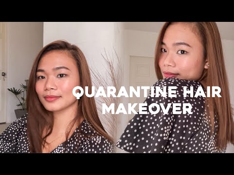 Salon Experience Hair Makeover at Home! (Quarantine Edition)