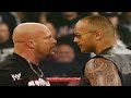 Stone Cold Returns To RAW / The Rock Confronts Steve Austin 3/3/2003