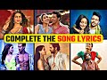 Finish The Lyrics challenge!! Finish The Famous Indian Song Lyrics | Music Quiz | quiz zone