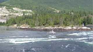 preview picture of video 'Skookumchuck Narrows Provincial Park.  British Columbia.'