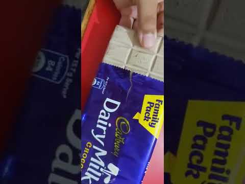 white mark on Cadbury Dairy milk chocolate🤥  do you guys ever found this type of white mark??? 🧐