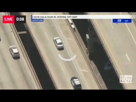 Video | LIVE: Police chase of stolen vehicle in LA