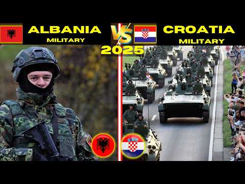 Croatia vs Albania military power comparison 2025 | Albania's vs Croatia Military power 2025