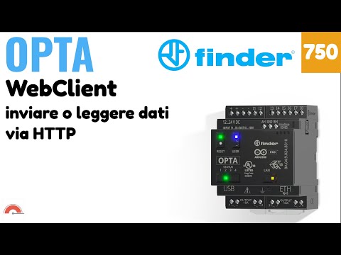 WebClient per inviare o leggere dati con HTTP e OPTA Finder  - Video 750