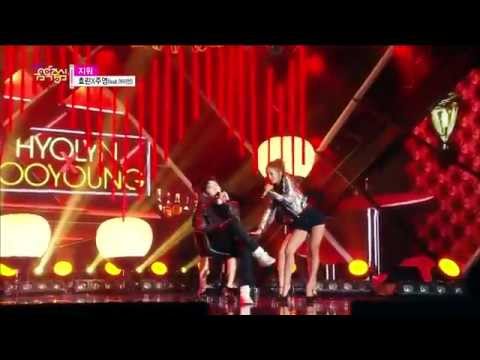 [720p] 141122  Hyolyn X Jooyoung - Erase @Music Core