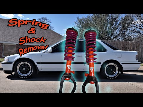 CB7 1993 Accord Suspension, Spring & Shock Removal