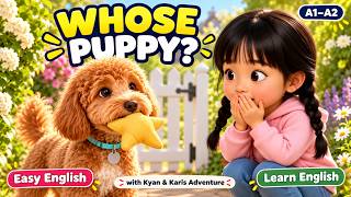 Someone Left a Puppy at Our Gate! | English Listening Story for A2 Learners