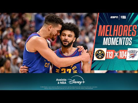 NUGGETS vencem THUNDER na PRORROGAÇÃO após coadjuvantes roubarem a cena no Jogo 3
