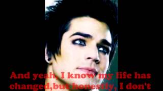 Adam Lambert A loaded smile lyrics