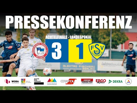 Pressekonferenz /// OFC vs. FSV 63 Luckenwalde / Endstand 3:1