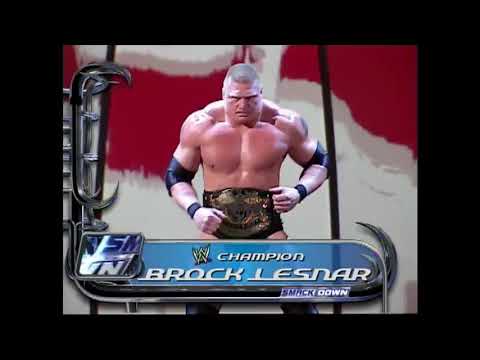 Smackdown - Brock Lesnar & Big Show vs. John Cena & Chris Benoit
