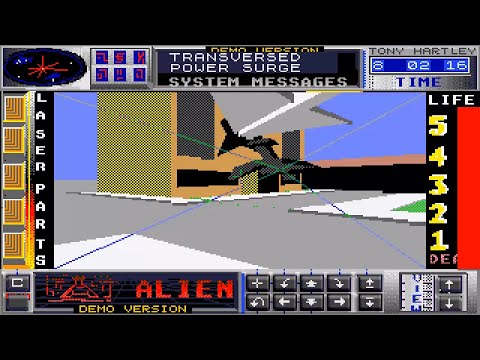 ATARI ST War of the Worlds Part 3 The Takeover DEMO Tony Hartley 3D CONSTRUCTION KIT GAME CPU ACCELE