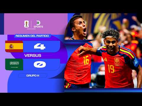 ملخص مباراة إسبانيا ضد السعودية بتاريخ 2026-06-21