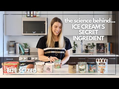 THE SCIENCE BEHIND ICE CREAM: The secret ingredient in all ice creams