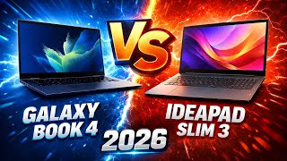 Samsung GALAXY BOOK 4 vs Lenovo IDEAPAD SLIM 3: Qual é o MELHOR NOTEBOOK Custo-Benefício 2026?
