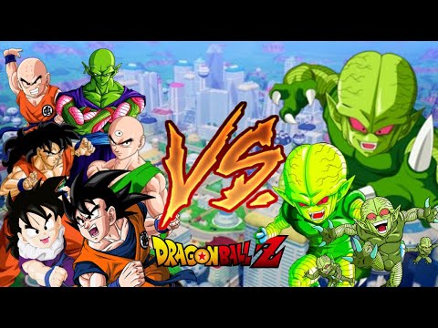 Guerreros Z VS Saibamans