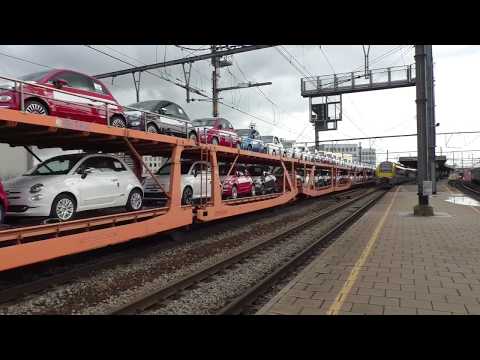 (HD) Belgian Class 66 action in the Antwerp Area - 1-2/3/17.