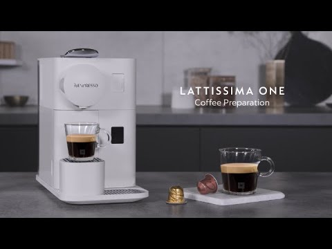 Nespresso Lattissima One - Black Coffee Preparation