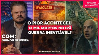 ALERTA VERMELHO: EUA ordena EVACUAÇÃO imediata | 12 MIL Mortos no Irã | Lula e Moraes Rejeitados