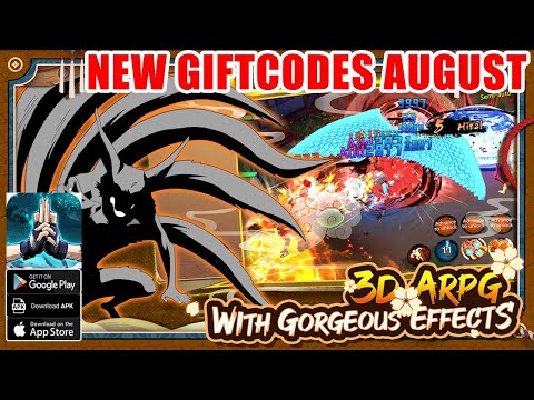 Ninjutsu Kaisen New Giftcodes August - Naruto ARPG Android iOS Game  Shadow Ninja: Assassin 3D