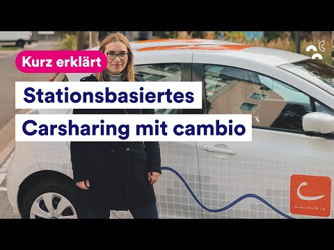 Stationsbasiertes Carsharing mit cambio