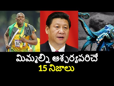Top 15 Unknown Facts in Telugu | Interesting and Amazing Facts | Minute Stuff|