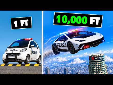 Every Time I Crash, My Police Car JUMPS HIGHER in GTA 5
