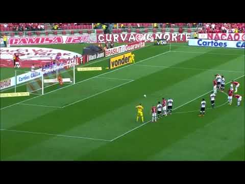 Gol de D'Alessandro - Internacional 2 x 0 Santa Cruz - Serie B 2017