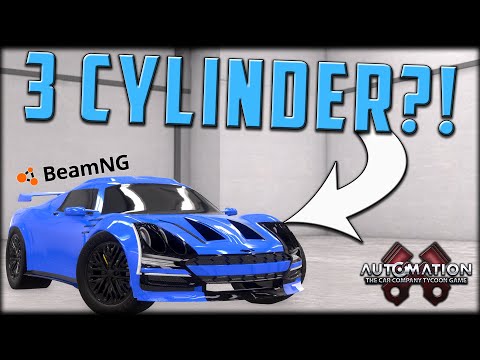 Making A 3 Cylinder Supercar!? Automation - BeamNG