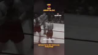 Joe Louis Blasts Buddy Baer at the Garden This Day January 9, 1942