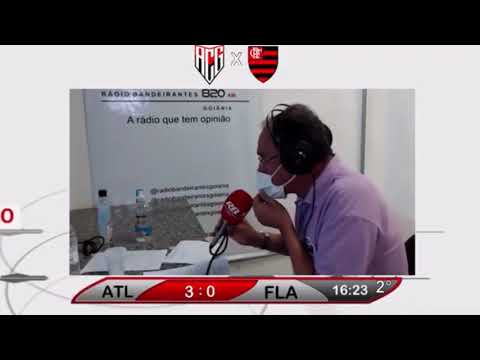 GOL DO ATLÉTICO! Gustavo Ferrareis‬ - Atlético-GO 3x0 Flamengo - Narração: Romes Xavier