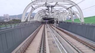港鐵南港島綫往金鐘行車片段