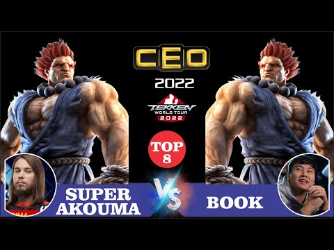 Super Akouma (Akuma) VS Book (Akuma) - Tekken 7 - CEO 2022 - Top 8 - Tekken World Tour