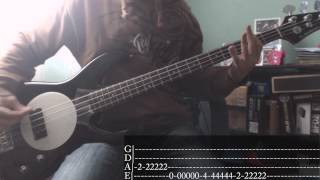 Blink-182&#39;s week - 03 - Reckless Abandon [Bass Cover + Tab]