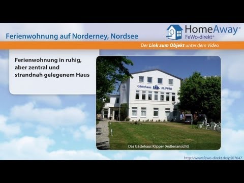 Norderney: Ferienwohnung in ruhig, aber zentral und strandnah gelegenem Haus - FeWo-direkt.de Video