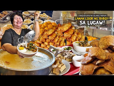 LUGAW KANTO na may "KILO-KILONG LAMAN LOOB ng BABOY" ni ALING NENA sa NAVOTAS!
