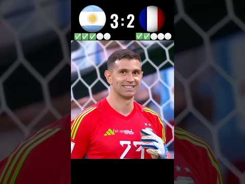 Argentina vs France | world cup imaginary penalty shootout goal #football #messi #shorts