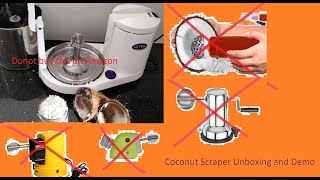 Donot buy this in Amazon| Coconut scraper unboxing and demo