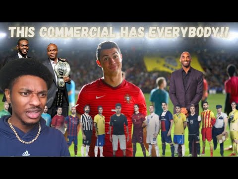 NBA Fan Reacts To Nike Football - Winner Stays On Commercial!!